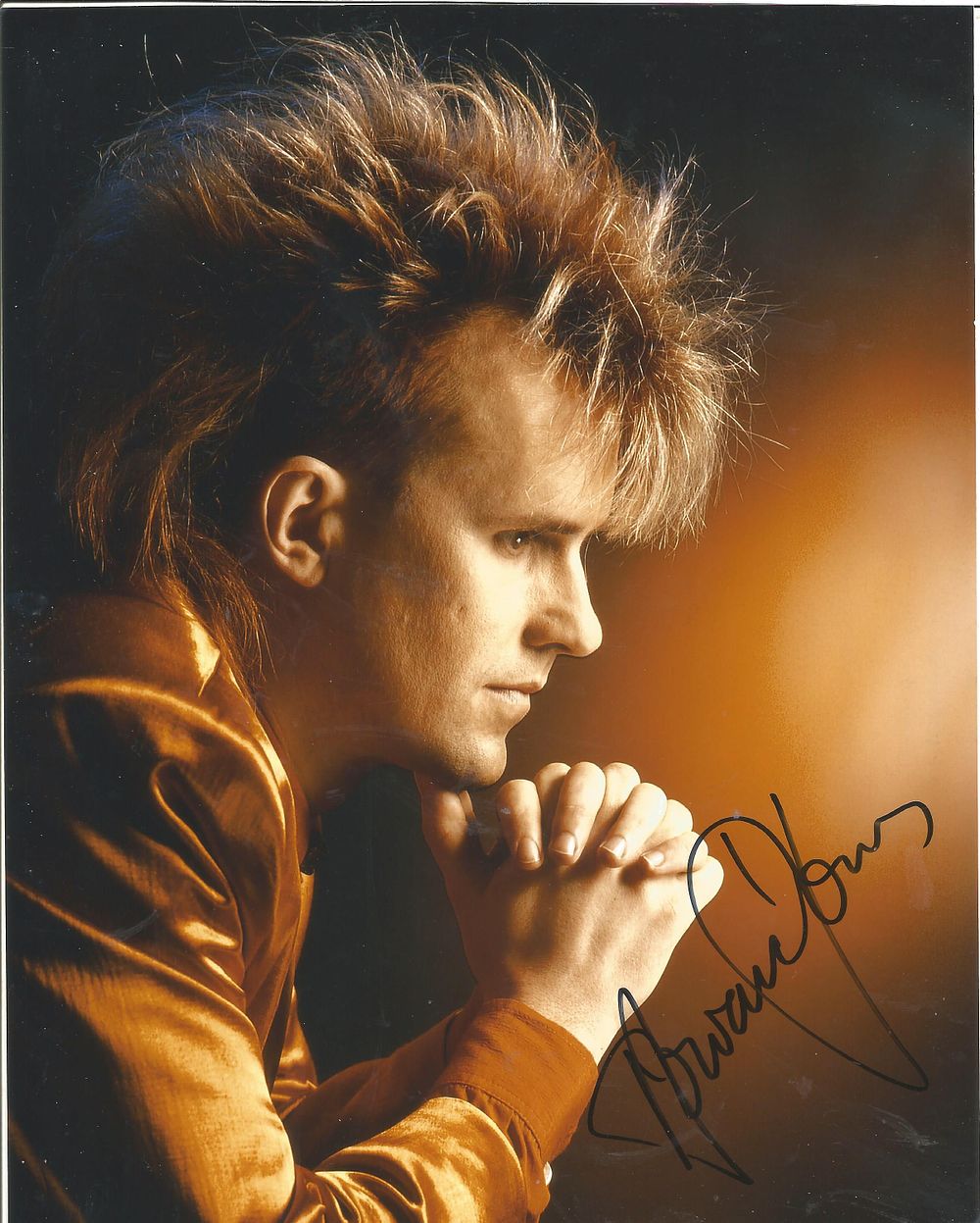 Lot 489: Howard Jones signed 10X8 inch colour photo.