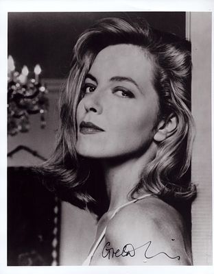 Greta Sachi signed 10X8 black and white photo.