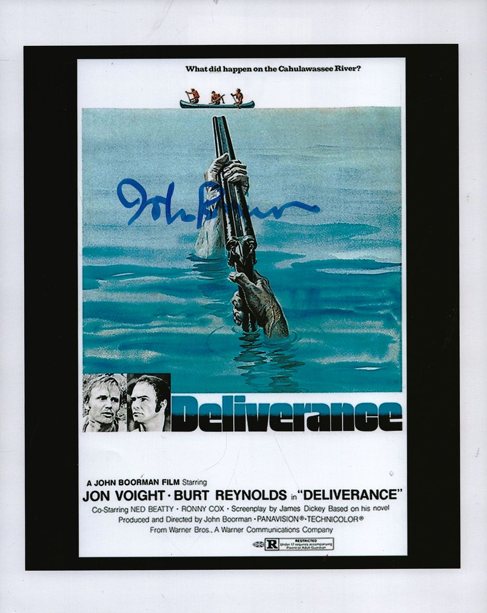 Lot 155: John Bormann signed 10X8 colour photo from deliverance.