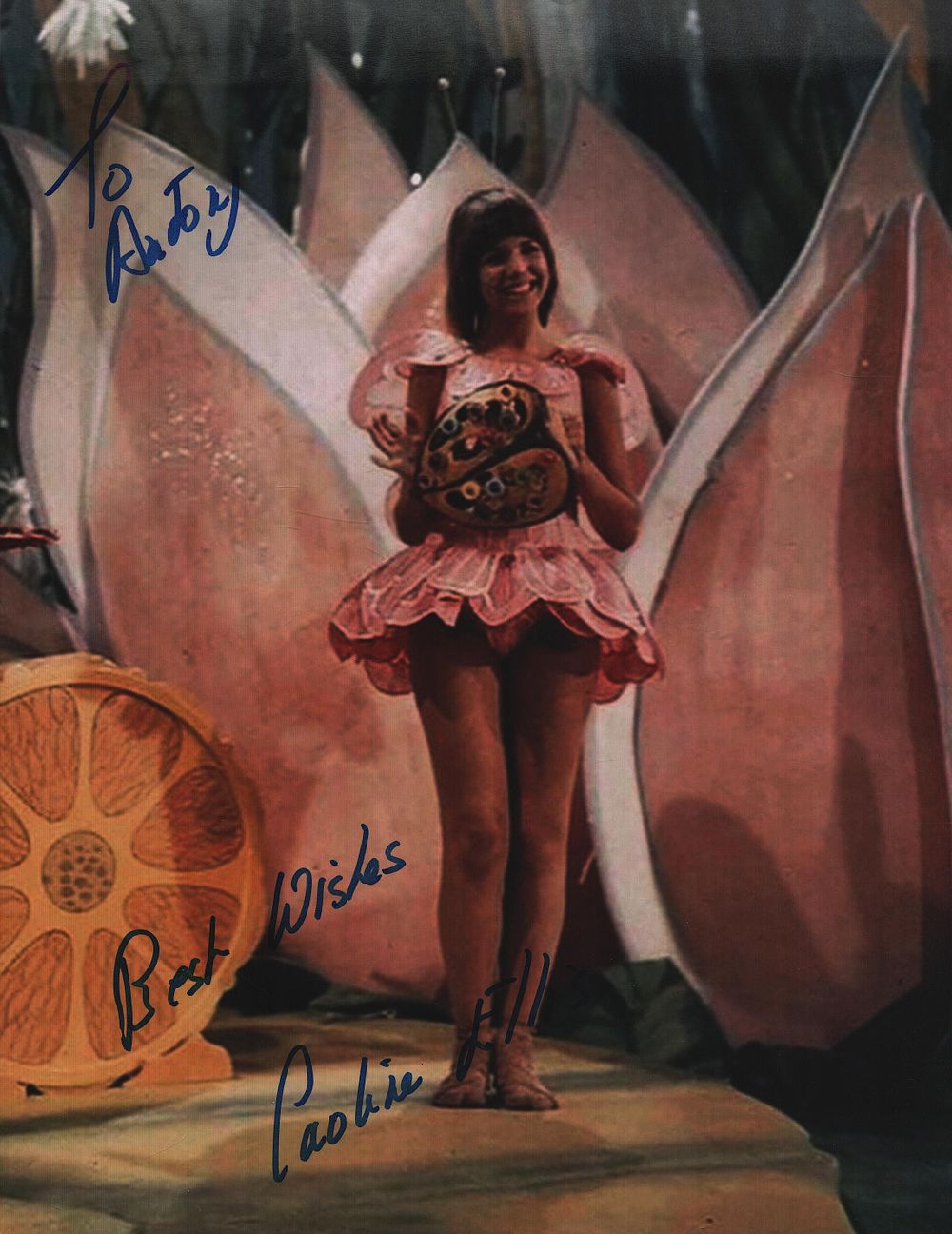 Lot 199: Caroline Ellis Signed 10X8 inch colour photo dedicated.