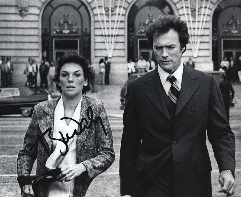 Lot 220: Tyne Daly Signed 10X8 inch black and white...