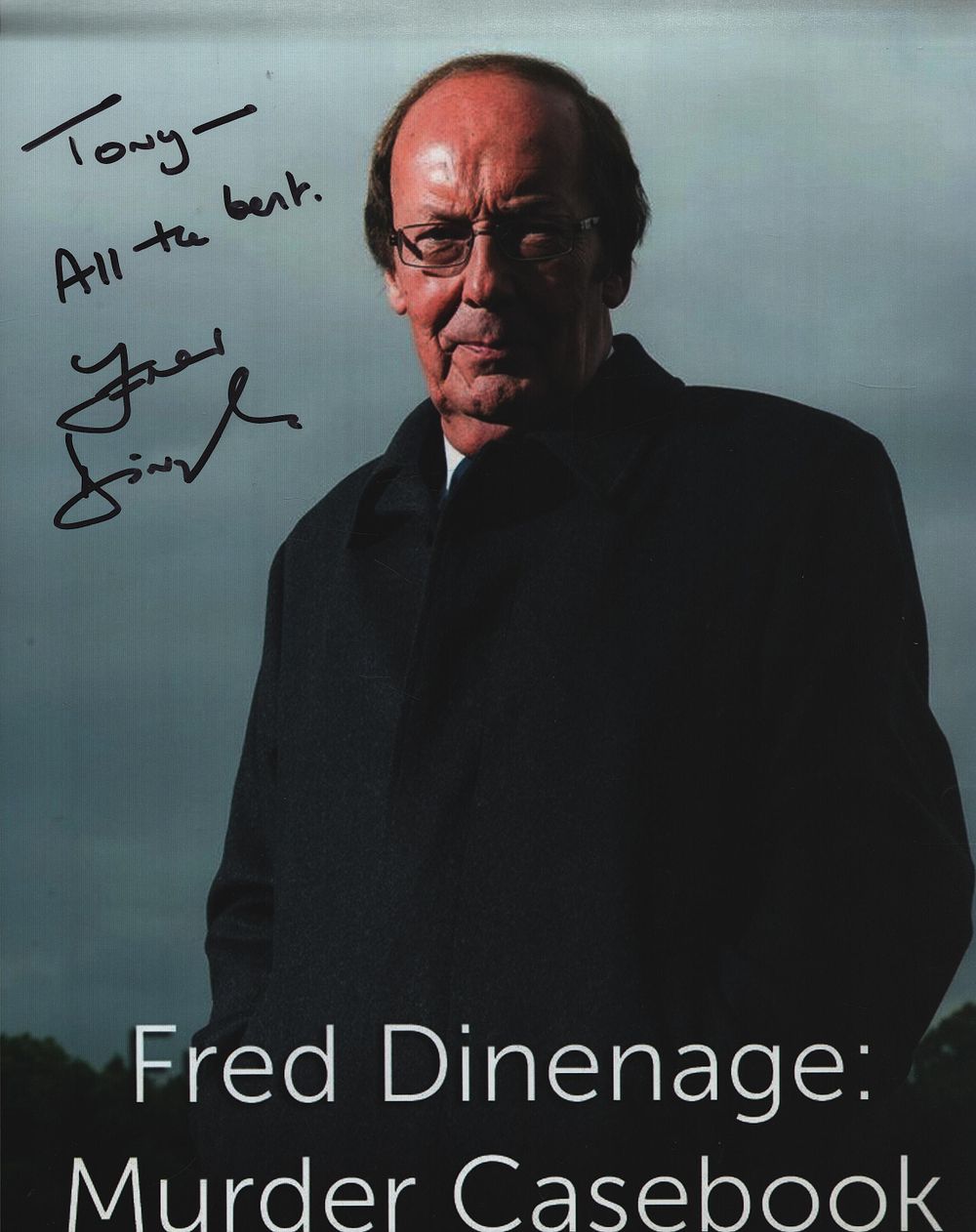 Lot 221: Fred Dinenage signed 10X8 inch colour Photo.