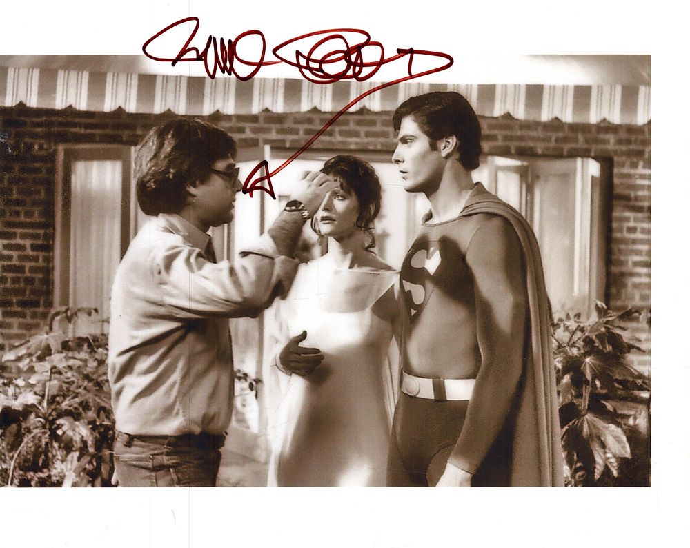 Lot 285: Richard Donnar signed 10X8 inch black and white...