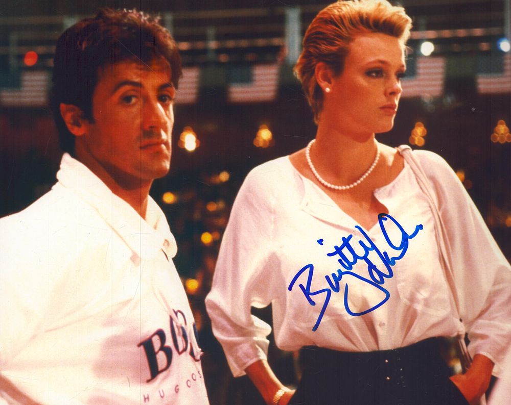 Lot 298: Bridget Nielsen signed 10x8 inch colour photo from...