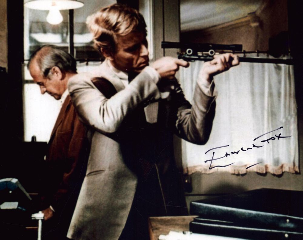 Lot 301: Edward Fox signed 10X8 inch colour photo.