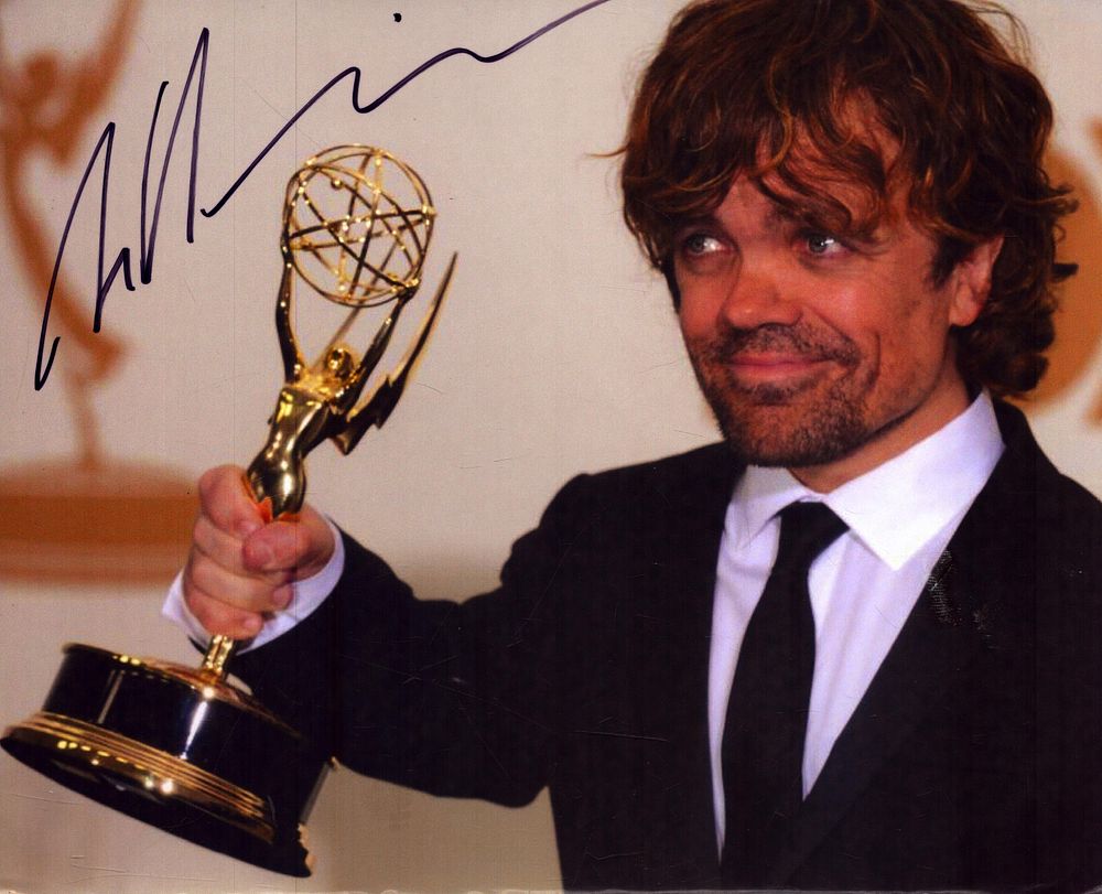 Lot 307: Peter Dinklage signed 10X8 inch colour photo.