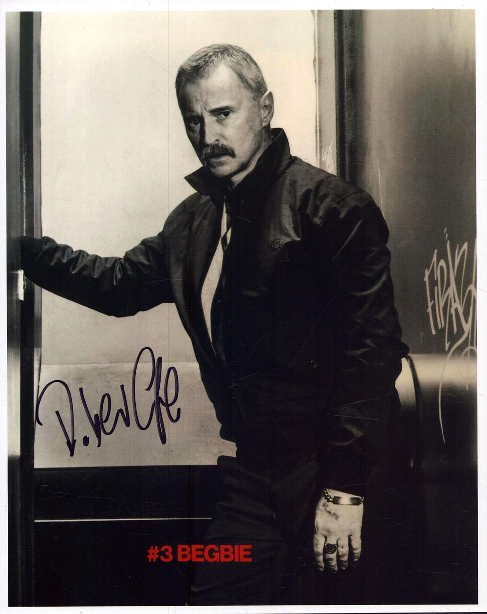 Lot 317: Robert Carlyle signed Tim by 8 inch black...