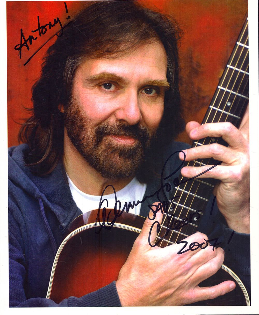 Lot 320: Dennis Locorriere signed 10X8 inch colour photo dedicated.