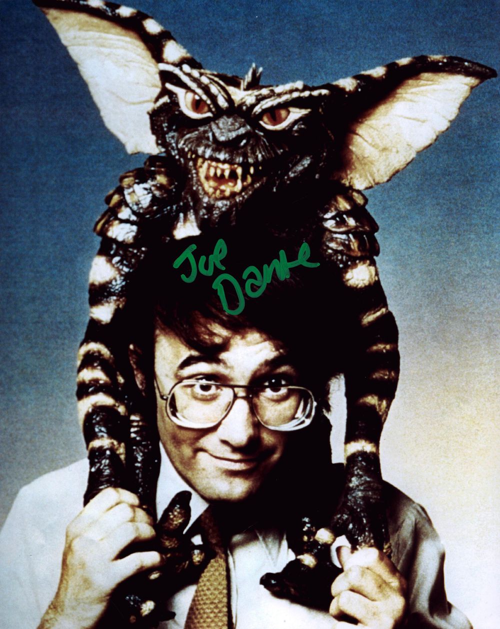Lot 161: Joe Dante signed 10X8 inch colour photo.