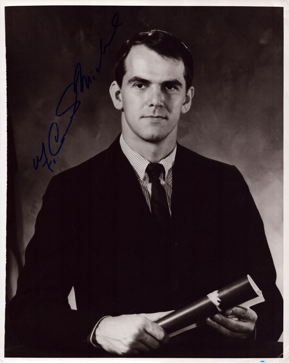 Lot 185: Frank C Michael signed 10X8 inch black and...