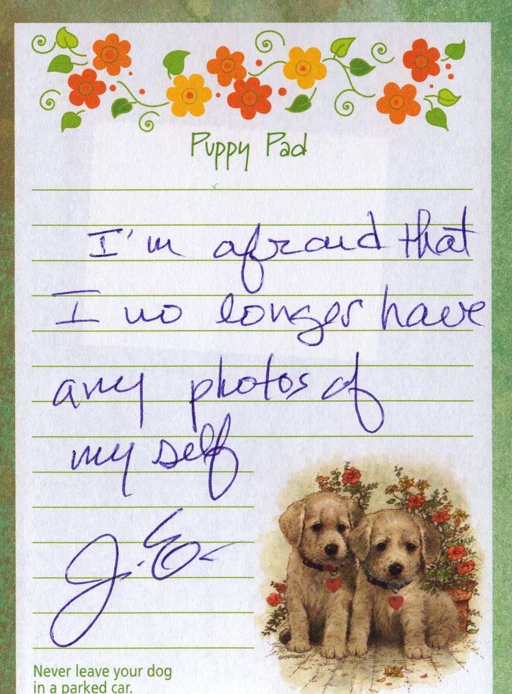 Lot 241: Joan Evans handwritten note