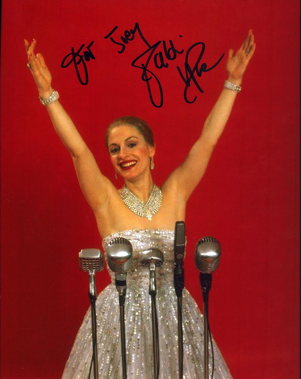 Lot 312: Patti Dupone signed 10X8 inch colour photo dedicated,