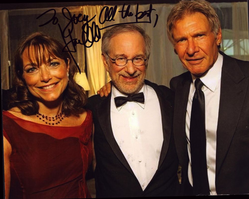 Lot 350: Karen Allen signed 10X8 inch colour photo. Dedicated.