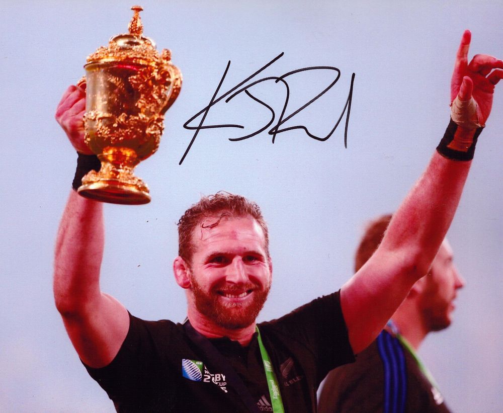 Lot 404: Kieran Read signed 10X8 inch colour photo.