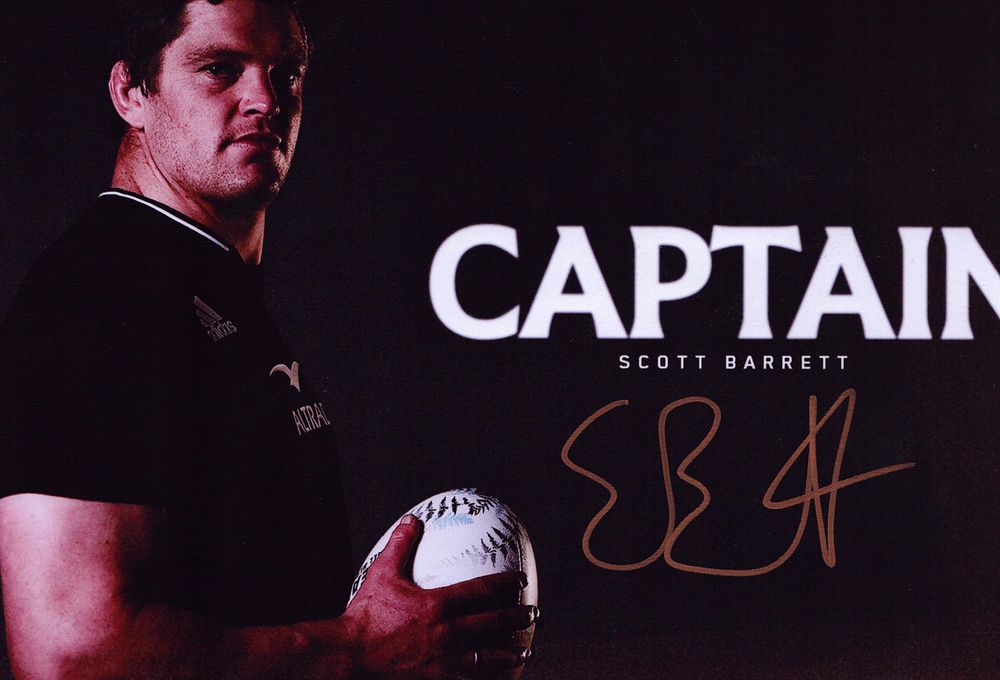 Lot 405: Scott Barrett Signed 10X8 inch colour photo.