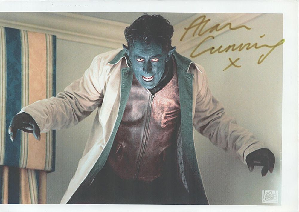 Lot 571: X-Men Actor, Alan Cumming signed 12x8 colour photograph...