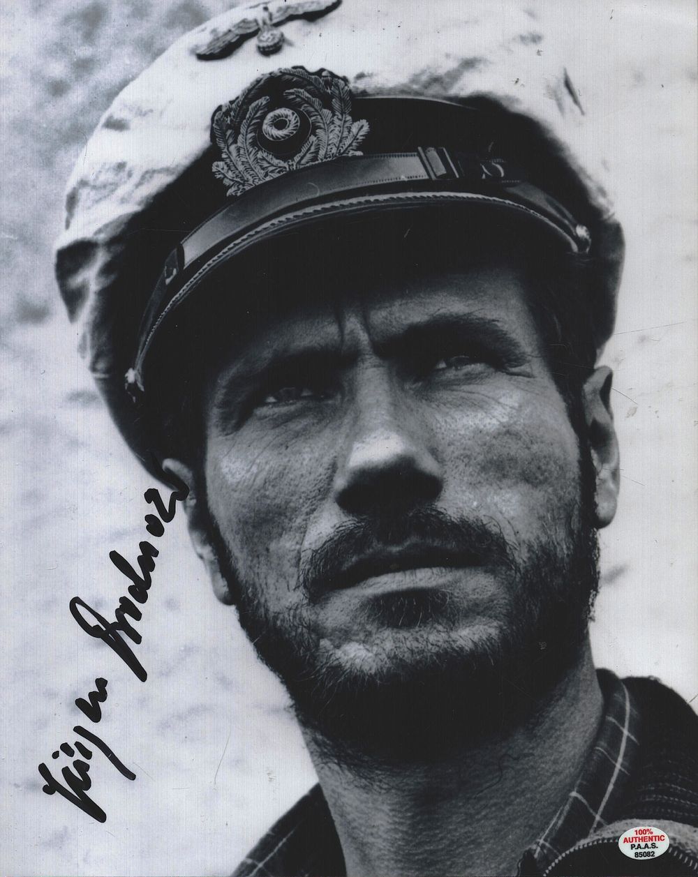Lot 453: Jurgen Prochnow signed 10x8inch black and white photo.