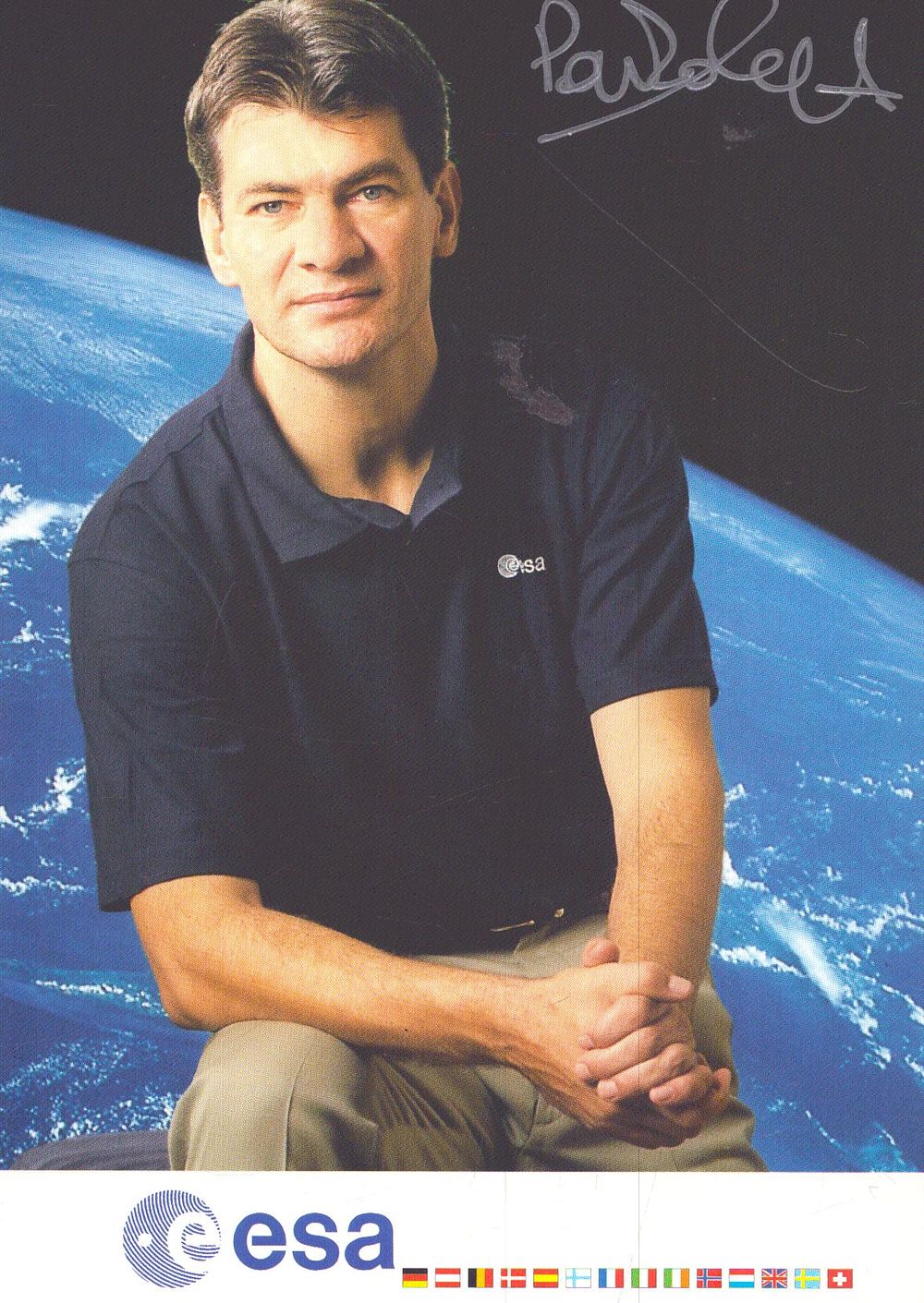 Lot 581: Paolo Naspoli signed 6x4 inch colour photo astronaut.