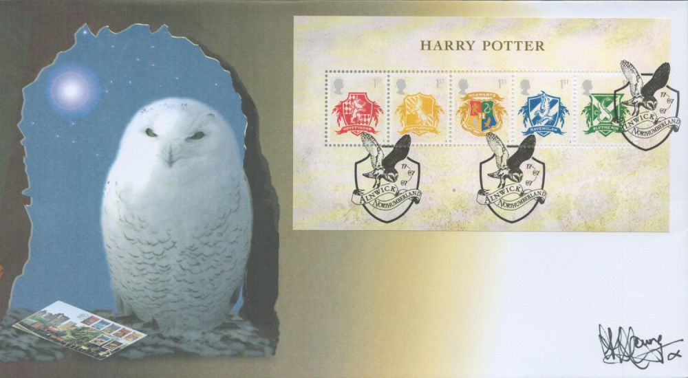 Lot 587: Katie Leung signed Harry Potter FDC. Good condition....