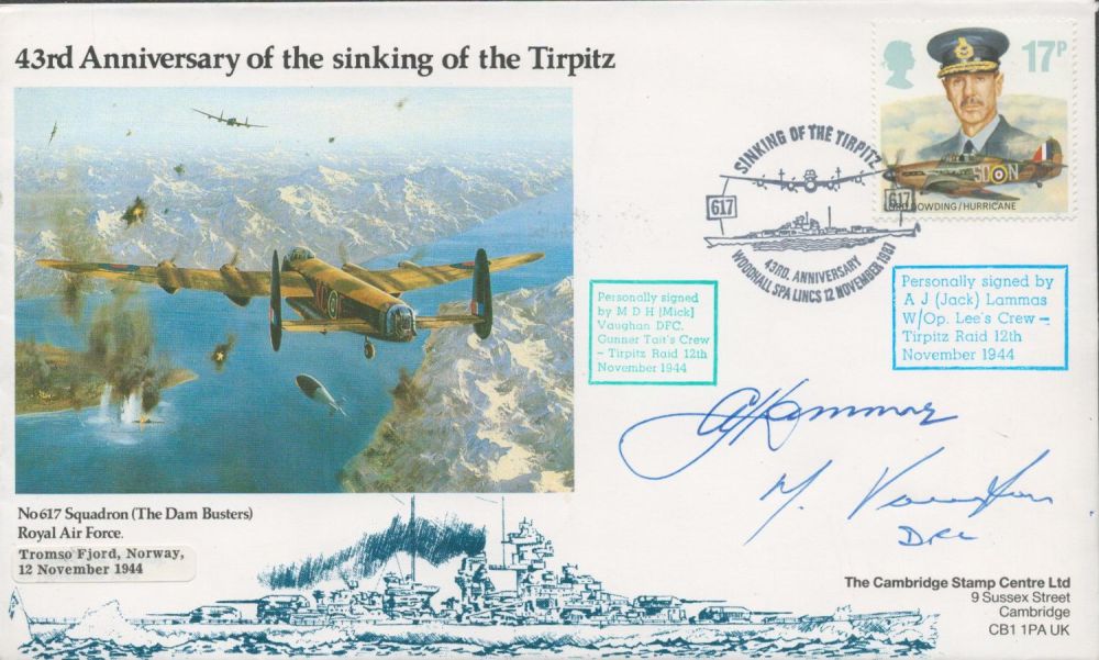 Lot 655: WW2 Dambusters Mick Vaughan DFC and Jack Lammas...
