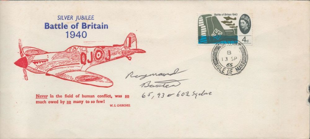 Lot 657: WW2 RAF Raymond Baxter OBE signed Battle of...