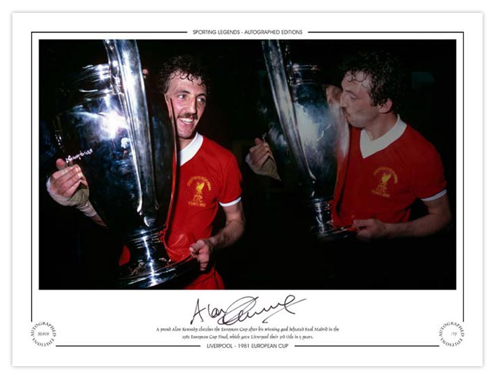 Lot 200: Autographed ALAN KENNEDY 16 x 12 Limited-Edition :...