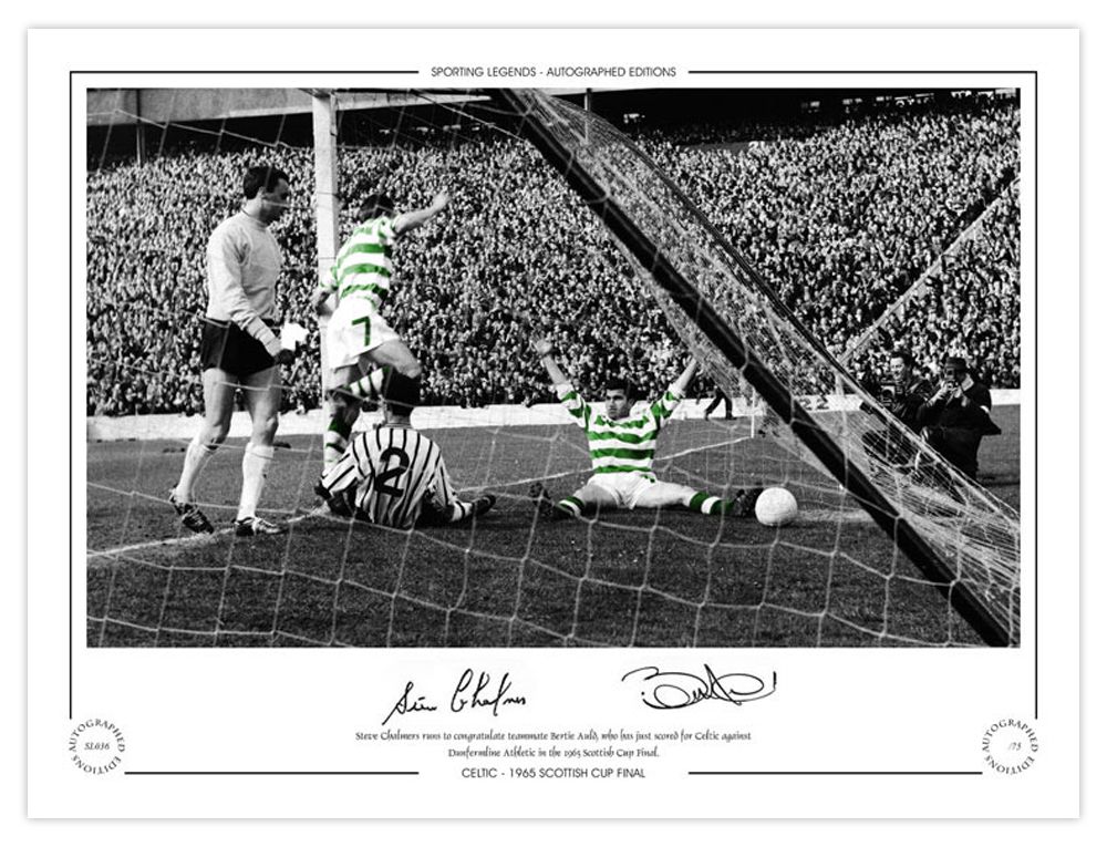 Lot 206: Autographed CELTIC 16 x 12 Limited-Edition : Celtic's...