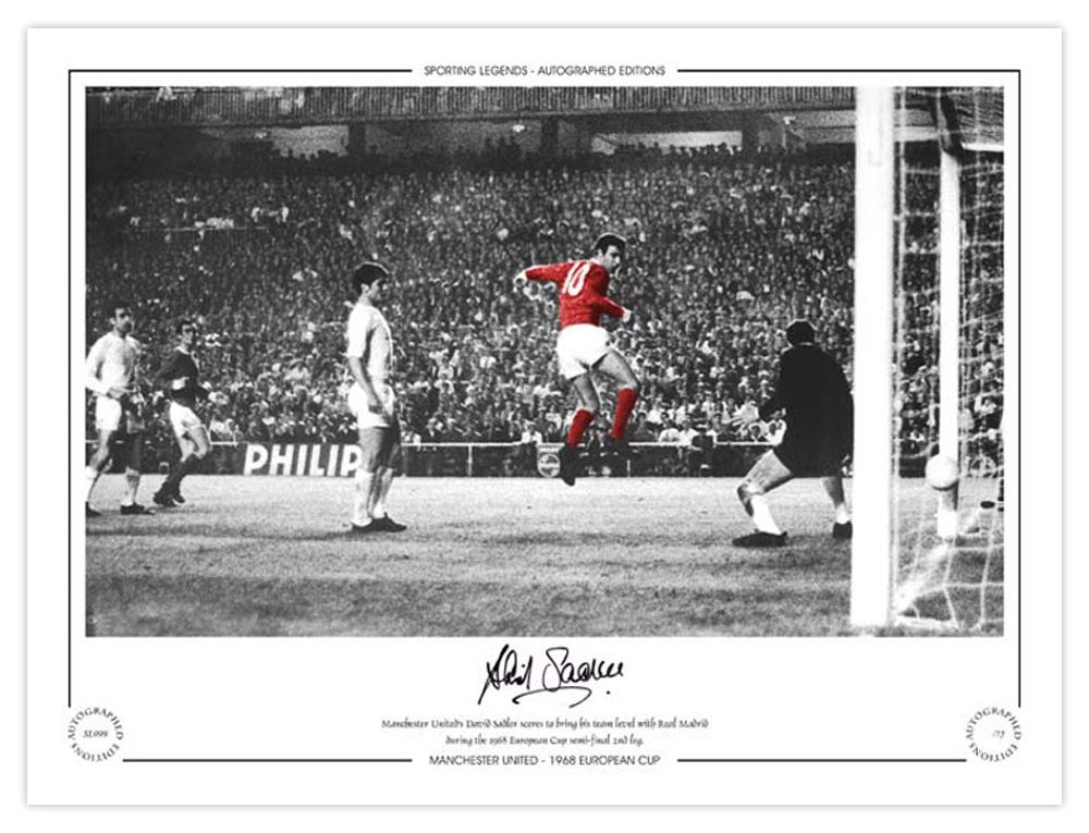 Lot 220: Autographed DAVID SADLER 16 x 12 Limited-Edition :...