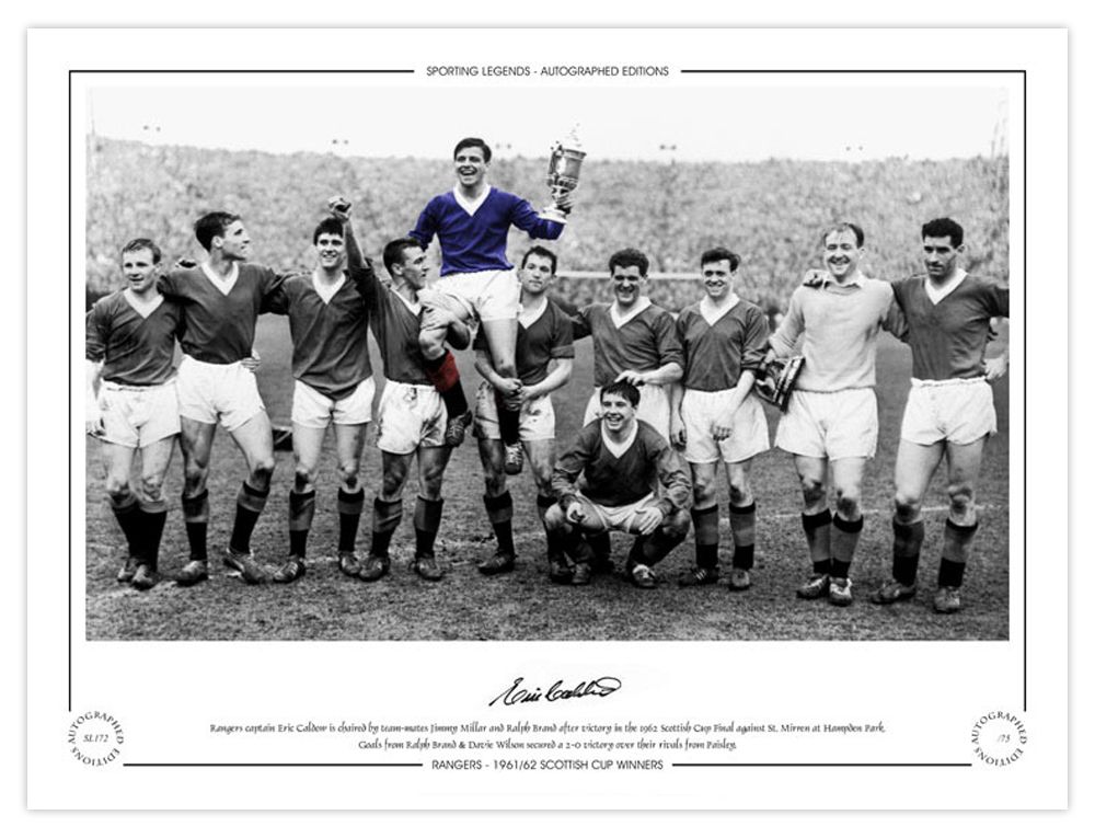 Lot 239: Autographed ERIC CALDOW 16 x 12 Limited-Edition :...