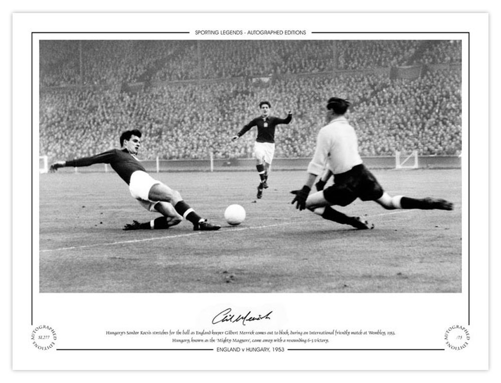 Lot 251: Autographed GILBERT MERRICK 16 x 12 Limited-Edition :...