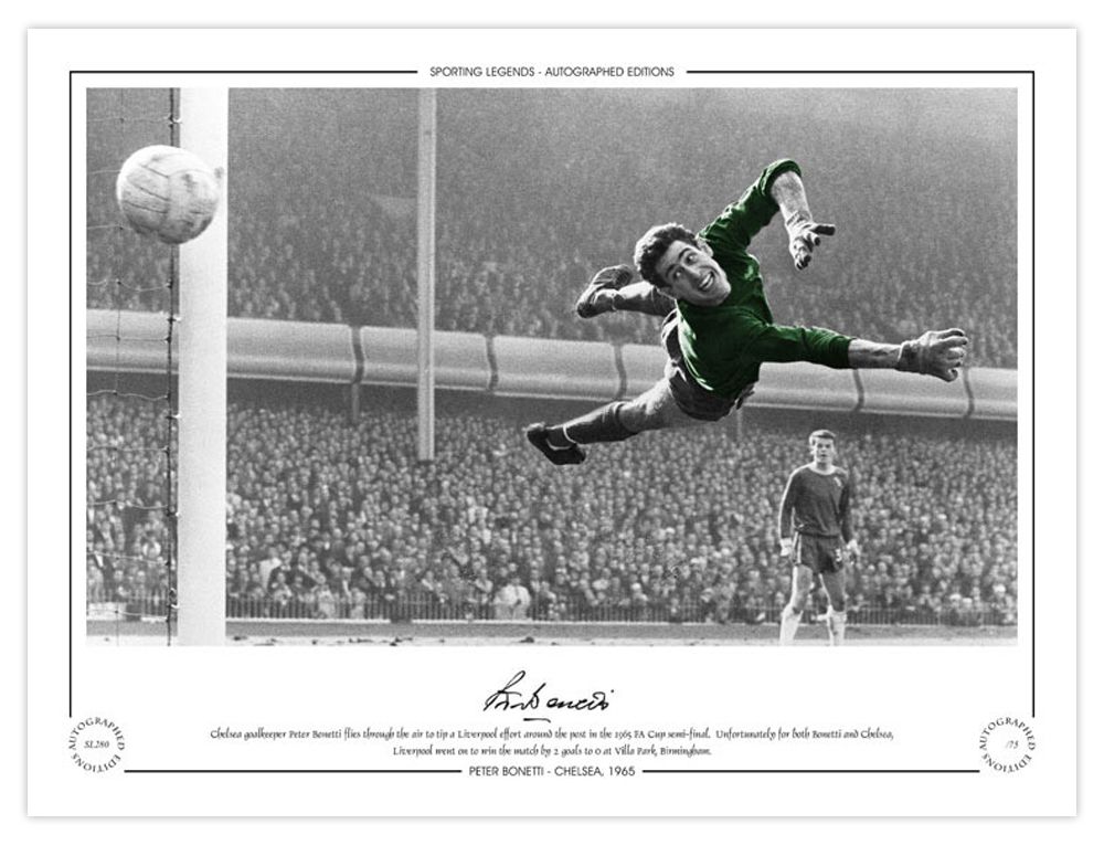 Lot 252: Autographed PETER BONETTI 16 x 12 Limited-Edition :...