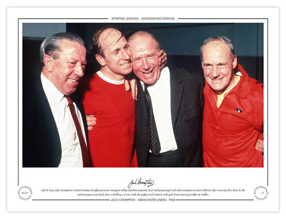 Lot 254: Autographed JACK CROMPTON 16 x 12 Limited-Edition :...
