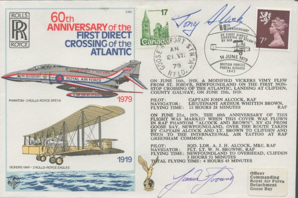 Lot 688: Tony Alcock and Norman Brown Signed 60th Anniv...