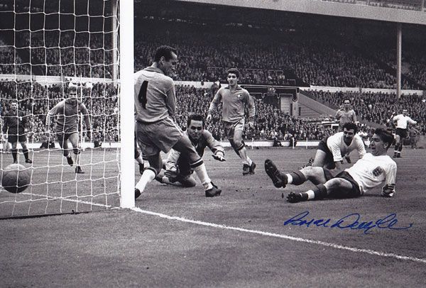 Lot 297: Autographed BRYAN DOUGLAS 12 x 8 Photograph :...