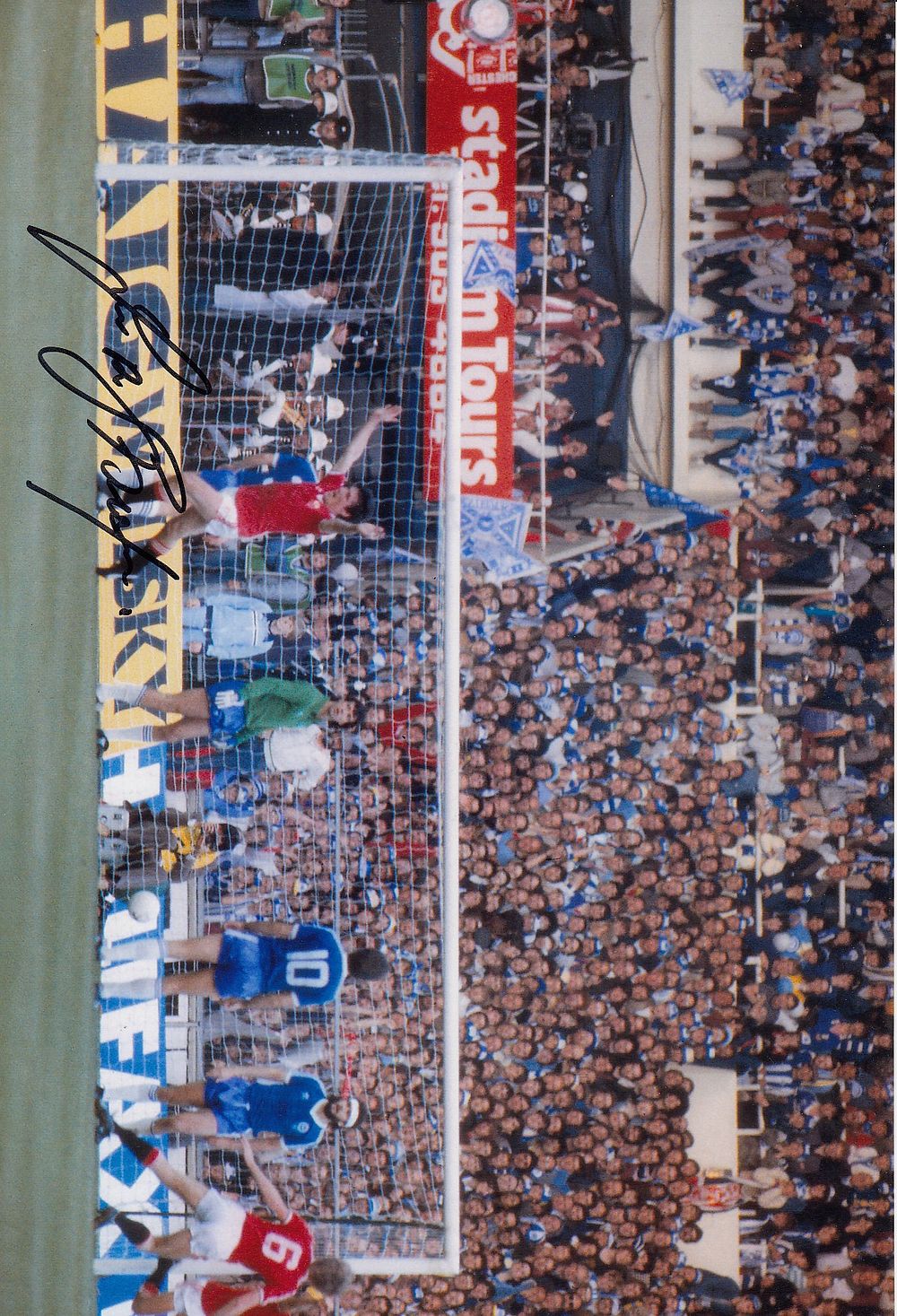 Lot 308: Autographed FRANK STAPLETON 12 x 8 Photograph :...
