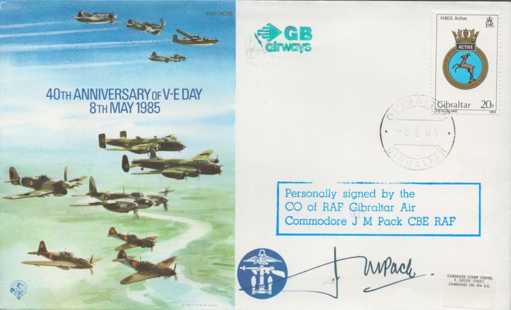 Lot 691: Air Commodore JM Pack CBE Signed 40th Anniv...