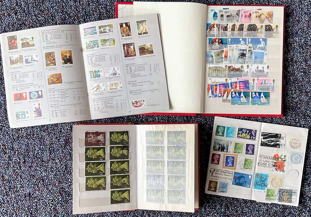 Lot 707: Assorted postal collection. Includes SG Stockbook with GB...