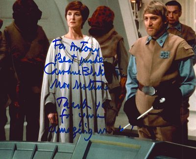 Caroline Blackiston signed 10X8 inch colour photo dedicated