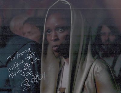 Sharon Duncan Brewster Signed 10X8 inch colour photo Dedicated.