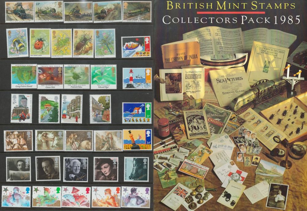 Lot 746: GB collectors pack 1985. Cat value £35. Good...