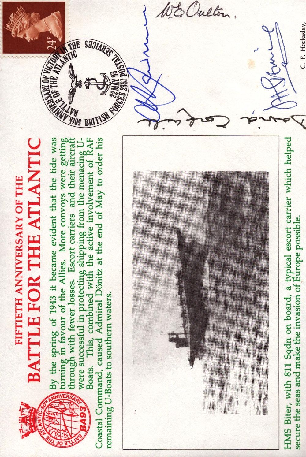 Lot 163: 50th Anniversary of the Battle for the Atlantic...