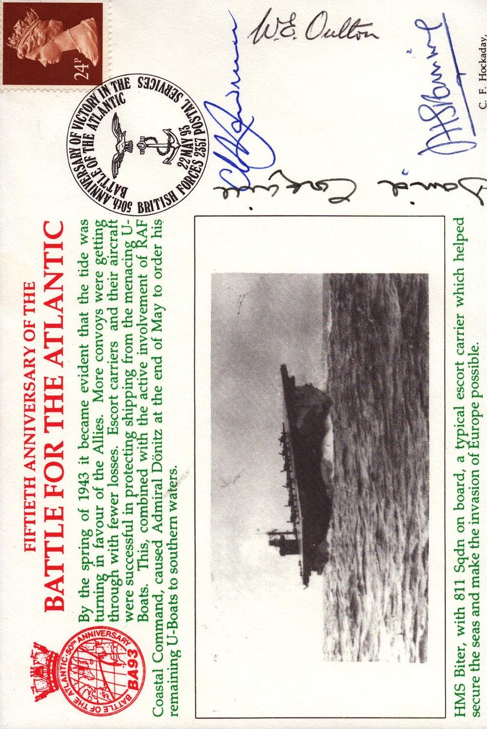 Lot 164: 50th Anniversary of the Battle for the Atlantic...