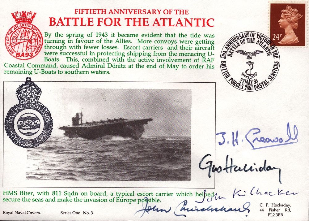 Lot 165: 50th Anniversary of the Battle for the Atlantic...