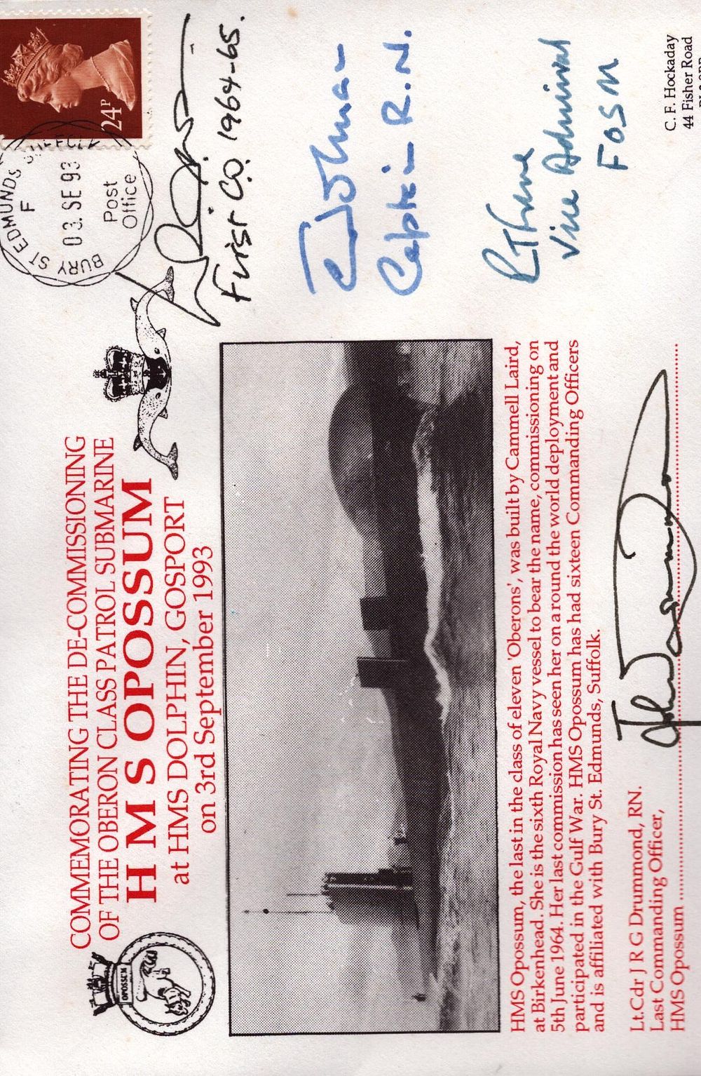 Lot 178: Commemorating The of the overall class patrol submarine...