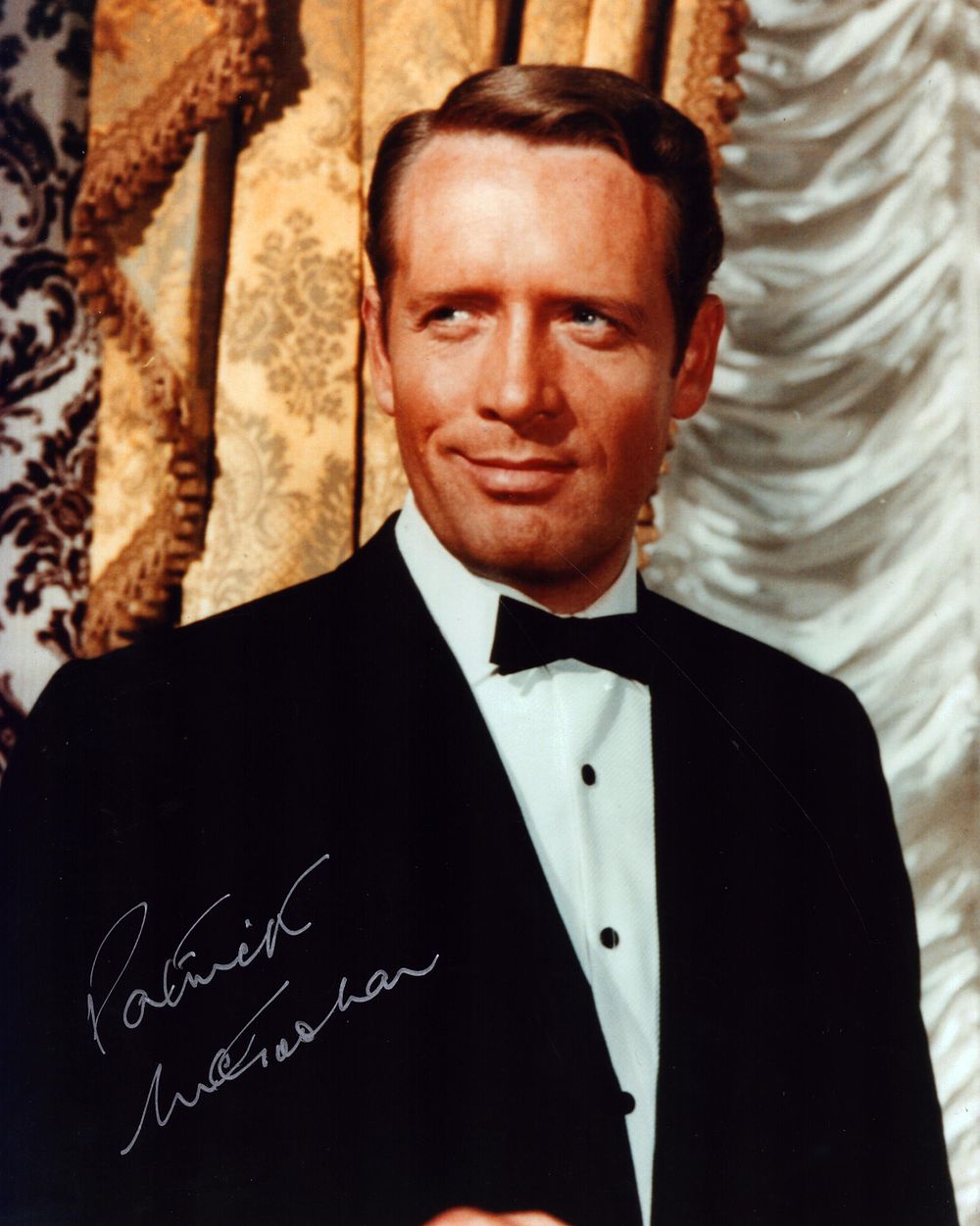 Lot 194: Patrick Mcgoohan signed 10X8 inch colour photo