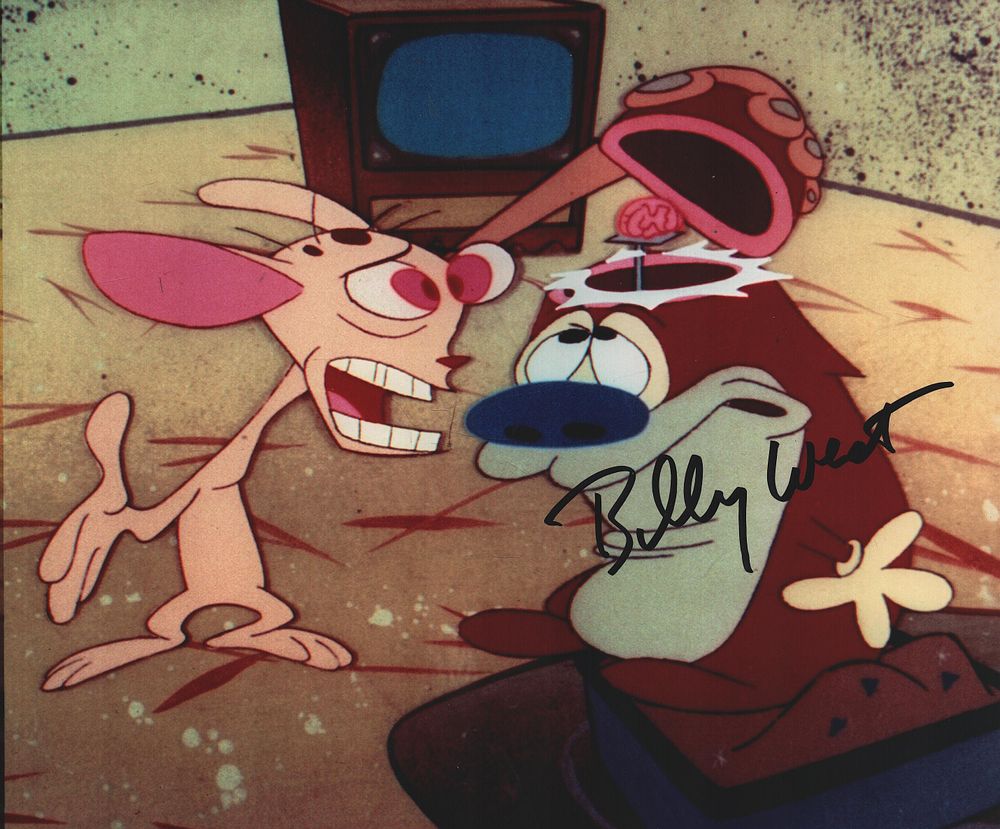 Lot 250: Billy West signed 10X8 inch colour animation photo