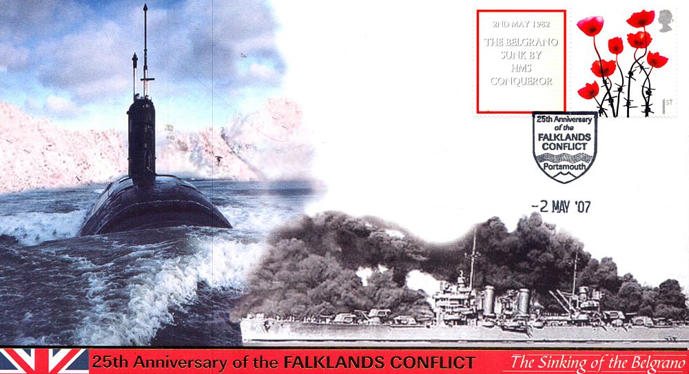 Lot 311: 25th anniversary of the Falklands conflict the sinking...