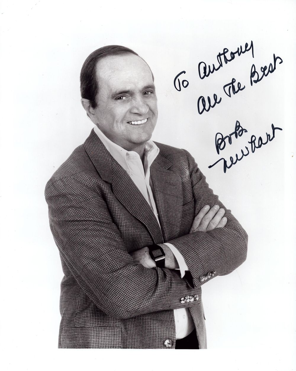 Lot 323: Bob Newhart Signed 10X8 inch black and white...