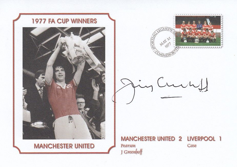 Lot 560: Autographed JIMMY GREENHOFF Commemorative Cover : A superbly...