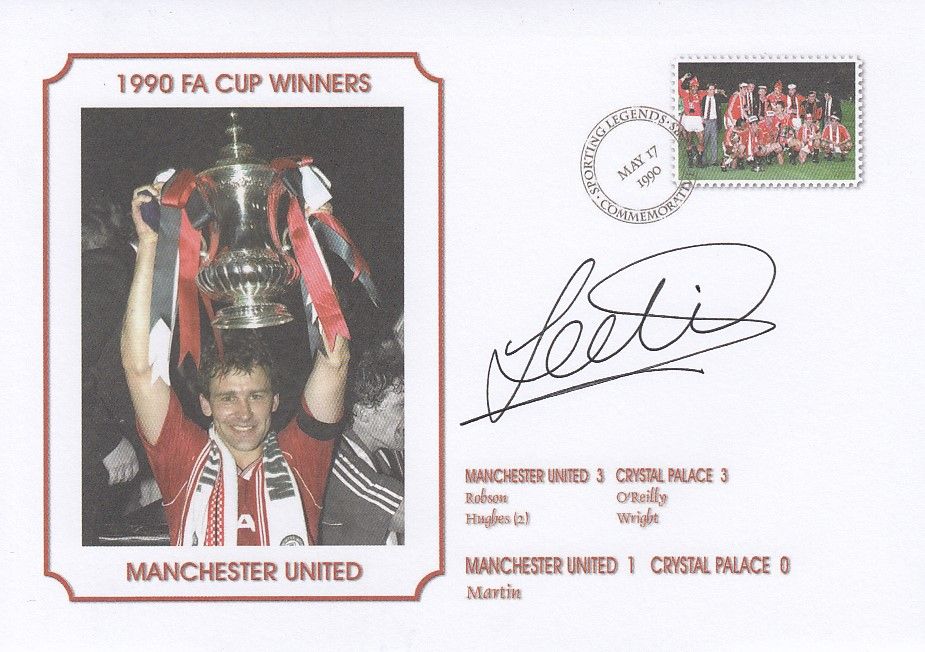 Lot 562: Autographed LEE MARTIN Commemorative Cover : A superbly...
